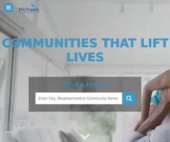 Michaelscommunities.com(Michaels Management) Screenshot