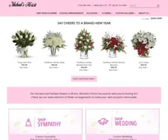 Michaelsfloristbronx.com(Bronx Florist) Screenshot