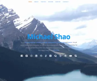 Michaelshao.com(Michael Shao) Screenshot