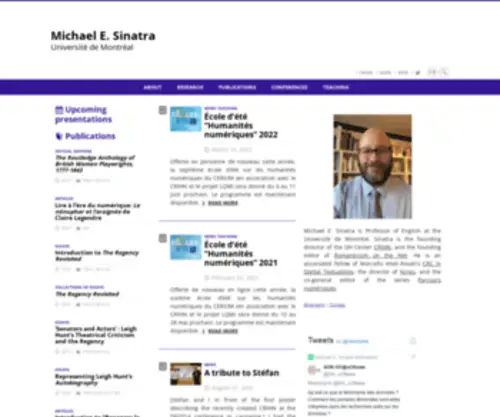 Michaelsinatra.org(Michael E) Screenshot