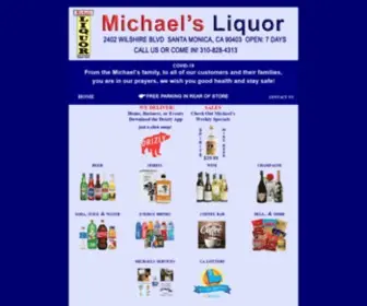 MichaelsliquorStore.com(Michaels Liquor) Screenshot