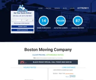 Michaelsmovers.com(Michael's Movers in Boston) Screenshot