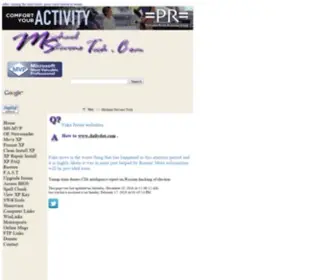 Michaelstevenstech.com(Michael Stevens Tech) Screenshot