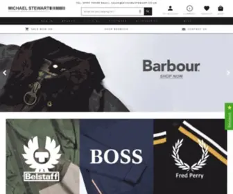 Michaelstewart.co.uk(Michael Stewart Menswear) Screenshot