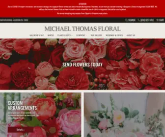 Michaelthomasfloral.com(Allentown PA Florist) Screenshot