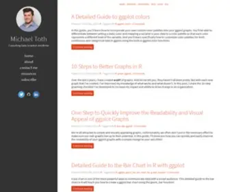 Michaeltoth.me(Learn R Programming & Build a Data Science Career) Screenshot