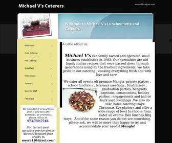 MichaelvCaterers.com(Welcome) Screenshot