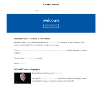 Michaelvizdos.com(Michael Vizdos) Screenshot
