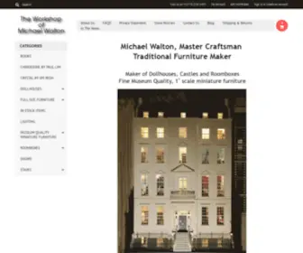 Michaelwalton.com(Michael Walton Dollhouse Miniatures) Screenshot