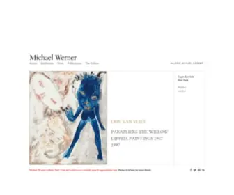 Michaelwerner.com(Michael Werner Gallery) Screenshot