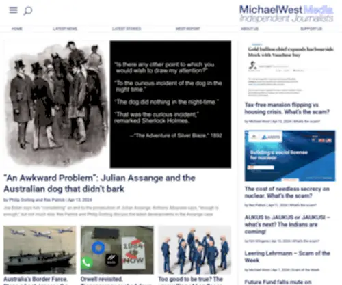 Michaelwest.com.au(Michael West Media) Screenshot