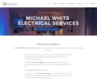 Michaelwhiteelectrical.co.uk(Electricians Brighton) Screenshot