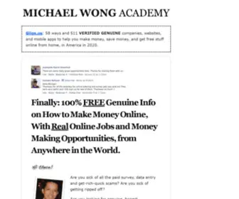 Michaelwongacademy.org(Michael Wong Academy) Screenshot