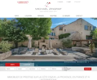 Michaelzingraf.com(Immobilier de luxe C) Screenshot