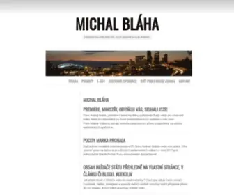 Michalblaha.cz(Michal Bláha) Screenshot