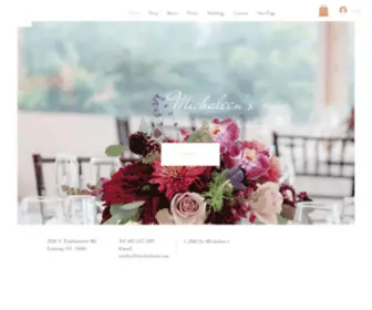 Michaleens.com(Michaleen's Florist & Greenhouse) Screenshot