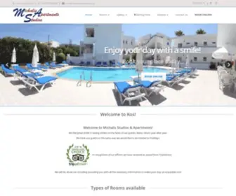 Michalisapartments.com(Kos apartments) Screenshot