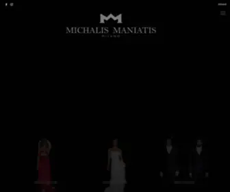 Michalismaniatis.com(Michalis Maniatis haute couture) Screenshot