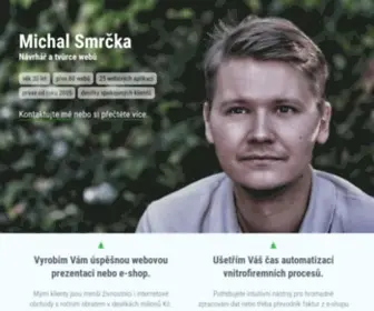 Michalsmrcka.cz(Michal Smrčka) Screenshot