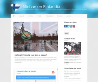 Michanenfinlandia.com(Michan en Finlandia) Screenshot