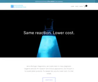 Michdiag.com(Michigan Diagnostics) Screenshot