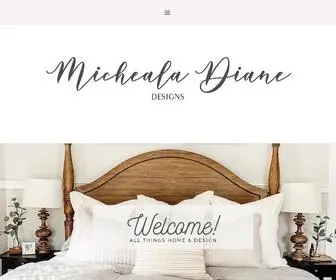 Michealadianedesigns.com(Micheala Diane Designs) Screenshot