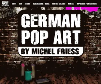 Michel-Friess.com(German Pop Art) Screenshot