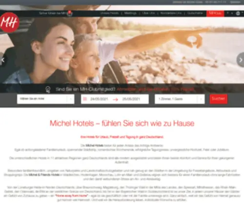 Michel-Hotels.de(Michel Hotels Deutschland) Screenshot
