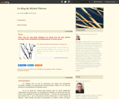 Michel-Theron.fr(Le blog de michel.theron.over) Screenshot
