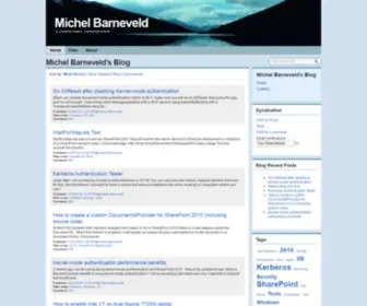 Michelbarneveld.nl(Michel Barneveld's Blog) Screenshot