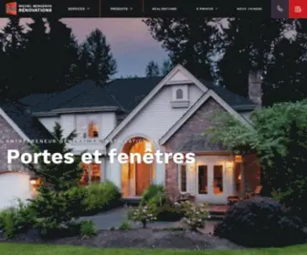 Michelbergeronrenovations.com(Entrepreneur de portes et fenêtres) Screenshot