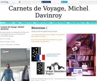 Micheldavinroy.com(Carnets de Voyage) Screenshot