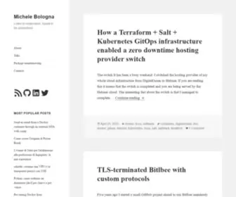Michelebologna.net(Michele Bologna) Screenshot