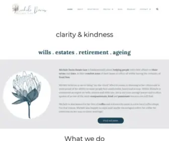 Micheledavis.com.au(Lawyer) Screenshot