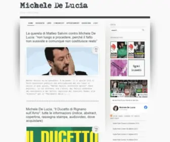 Micheledelucia.it(Michele De Lucia) Screenshot