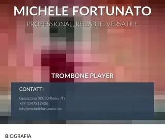 Michelefortunato.me(Michele Fortunato) Screenshot