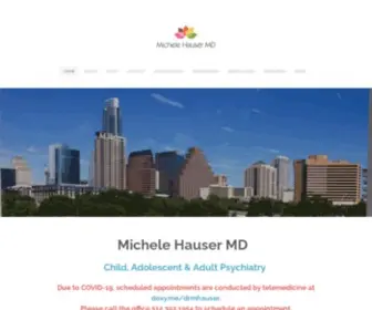 Michelehauser.com(Michele Hauser MD) Screenshot