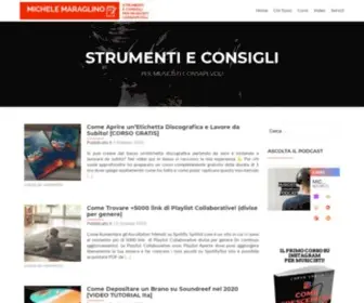 Michelemaraglino.com(Strumenti e Consigli per Musicisti Consapevoli) Screenshot