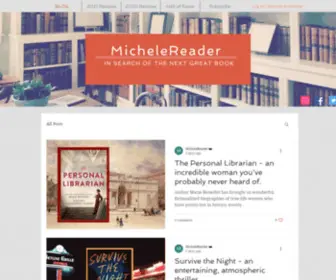 Michelereader.com(Book Blogger) Screenshot