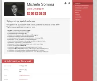 Michelesomma.it(Michele Somma Web Developer) Screenshot