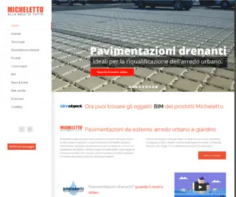 Michelettopavimenti.it(Micheletto pavimentazioni per esterni ed interni) Screenshot