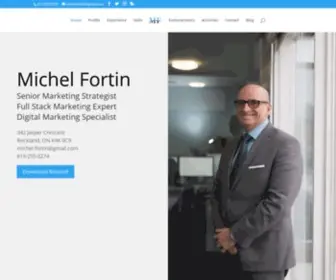 Michelfortin.com(SEO Consultant) Screenshot