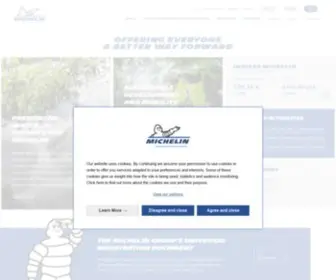 Michelin.com(Le groupe Michelin est un des leader de la mobilité durable) Screenshot