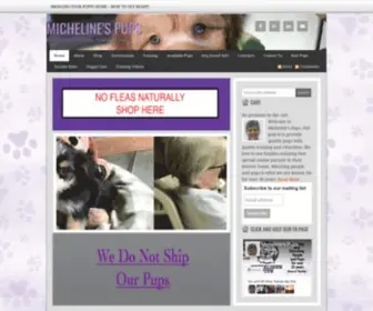 Michelinespups.com(Micheline's Pups) Screenshot