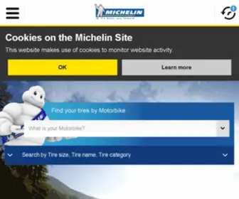 Michelinmotorcycle.com(Michelin Motorcycle Tires) Screenshot