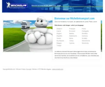 Michelintransport.com(Pneus poids lourd) Screenshot