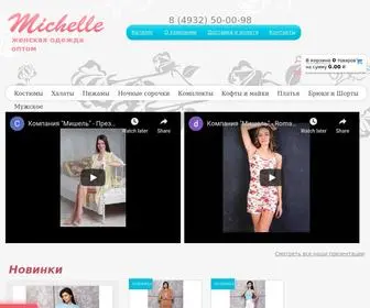 Michelle37.ru(Женская одежда оптом от производителя по низким ценам) Screenshot