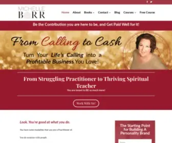 Michellebarr.com(Marketing and Mindset for Spiritual Entrepreneurs) Screenshot