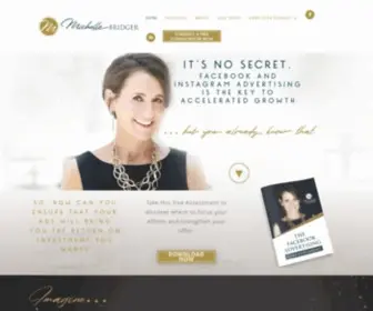 Michellebridger.com(Harness the Power of Facebook and Instagram Ads) Screenshot