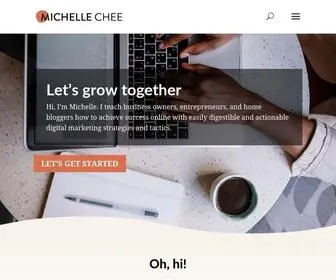 Michellechee.com(Michelle Chee) Screenshot